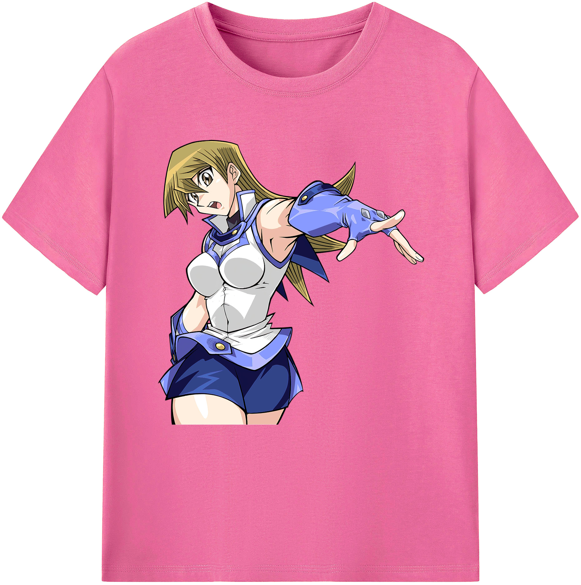 （画像用） 遊☆戯☆王 Yu-Gi-Oh! レディースカジュアルプリントTシャツ（綿100％）